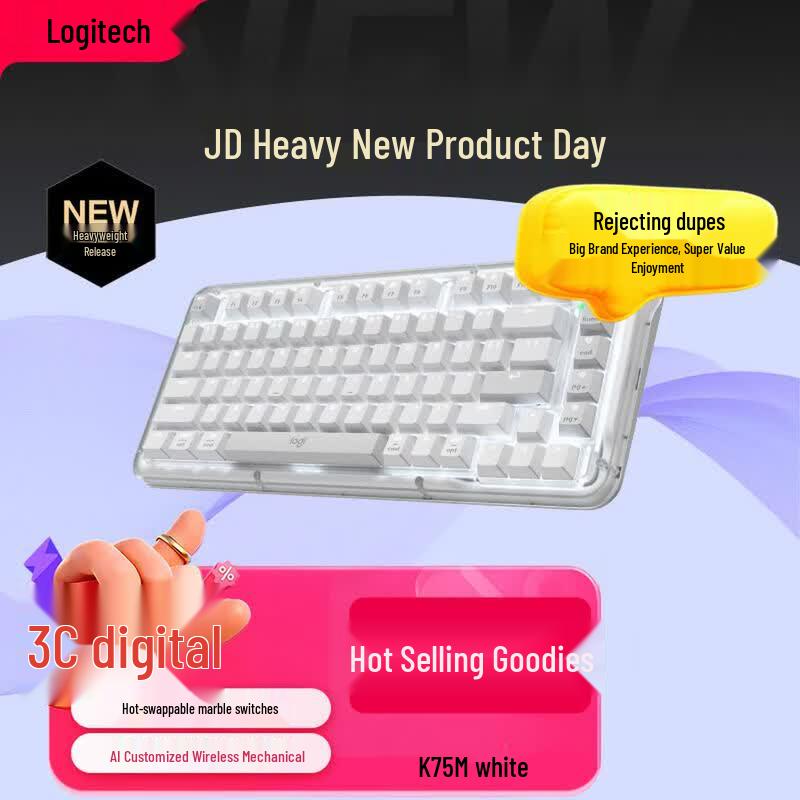 Logitech ALTO KEYS K75M AI Wireless Gasket Mechanical Keyboard