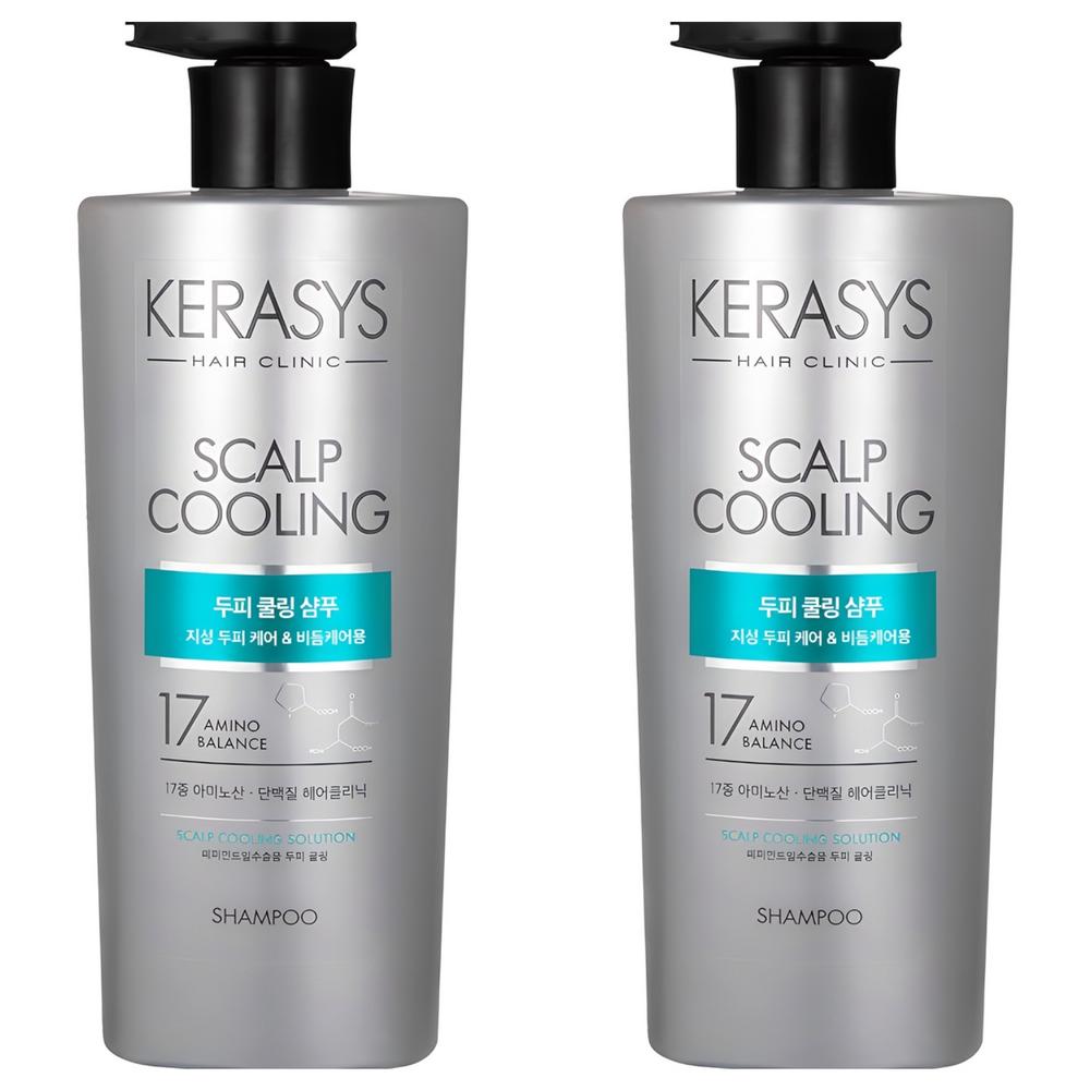 Kerasis Scalp Cooling Protein Shampoo 600ml 2 pcs