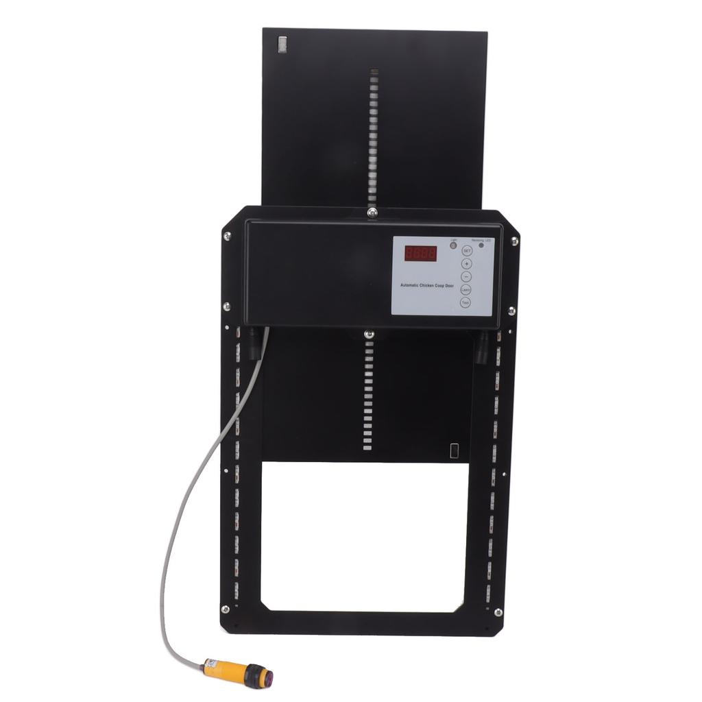 Light Sense Chicken House Door LED Panel IP44 3 In 1 Infrared Anti Clip Automatic Chicken Coop Door