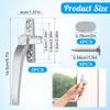 Smooth Window Handle Locking Mechanism Handle Universal Window Pull Handle Versatile Usage Suitable for Most Windows