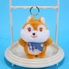 Cute Squirrel Plush Toy With Cozy Scarf For Women Bag Pendant