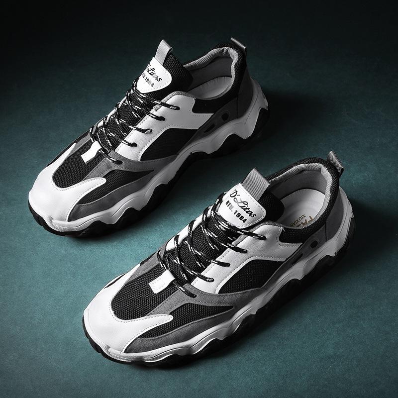 fashion Men Summer Shoes Brand Breathable Men Chunky Sneakers Casual Shoes Fashion Non-slip Walking Jogging Shoes Platform Male Footwear