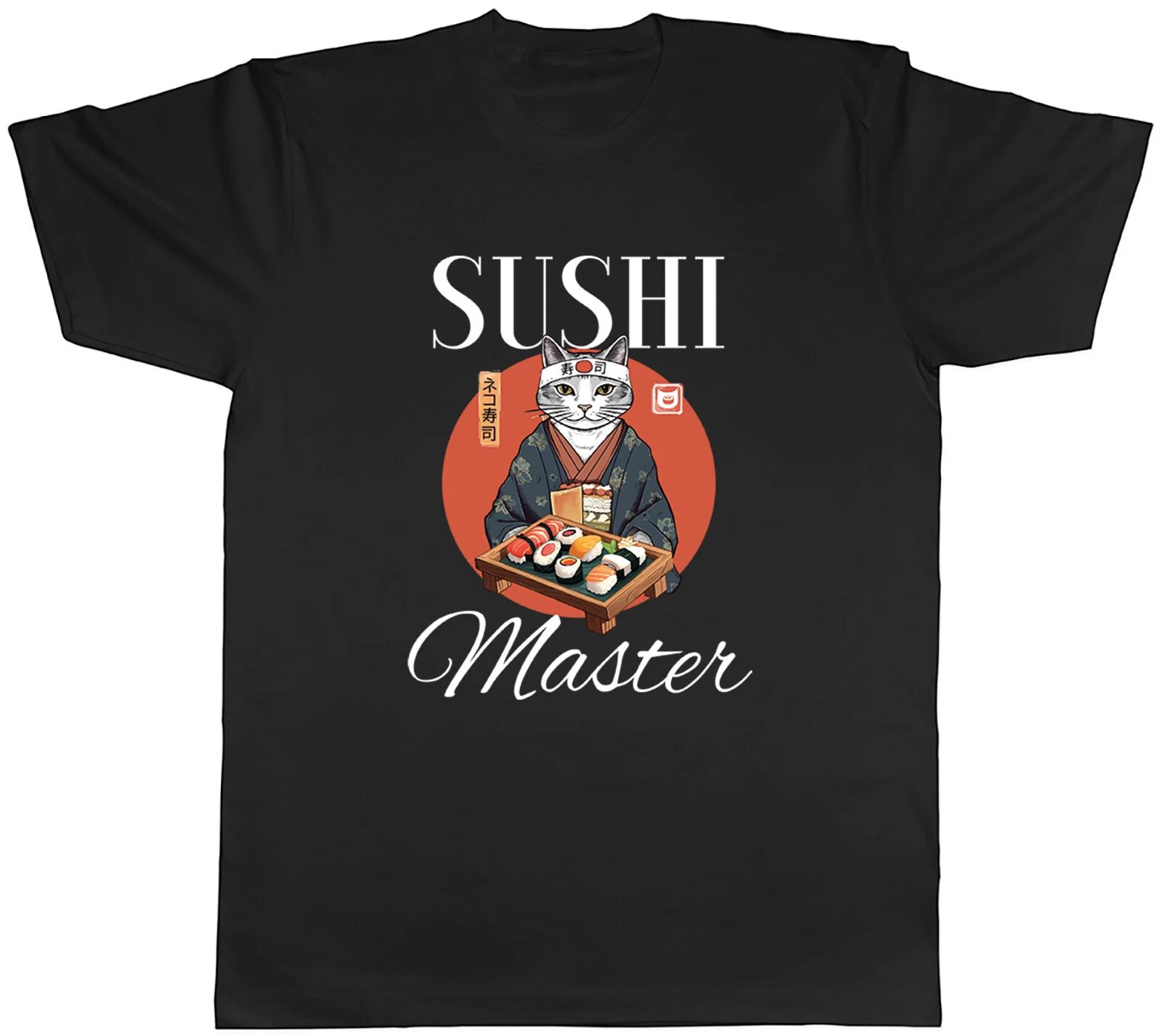 Sushi Master Mens T-Shirt Seaweed Nori Rice Japan Tee Gift XL