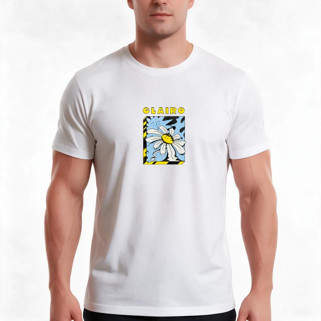 Clairo Flower Summer Tour Tshirt Summer Casual Cotton Tee Oversized Streetwear Tops Vintage Graphic Print Unisex Unisex Unisex