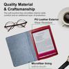 Leather 6inch E-Reader Case Anti-fall Back Cover Premium Folio Cover for Sony PRS T1
