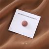 New 54color Matte Silk Scarf Hijab Magnet Brooch Strong Magnetic Buttons Round Shawl Dual-use Collar Clip Cufflinks