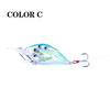 9g 75mm High Quality Fishing Lures Crankbait  Fishing Wobblers Floating Hard Bait Isca Bait 3D simulation of schooling fish eyes