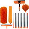 11 Style Combinations Dust Brush Set Window Washing Kit  High-rise Homes, Ceilings, Corner Cobwebs,