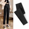 Suit Pants Women's Pants Black Pipe Pants Summer Thin Harlan Pants Pendant Feeling Small Nine-point Casual Pants