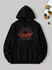 Unisex Hoodie, Casual Daily Wear, Vintage 1978 America Graphic Print, Pullover Hoodie, Streetwear Style, Fall Winter Season, Front Kangaroo Pocket And