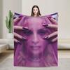 M-Madonna Confessions II Album Flannel Throw Blankets Blankets for Sofa Outdoor Warm Plush Thin Quilt