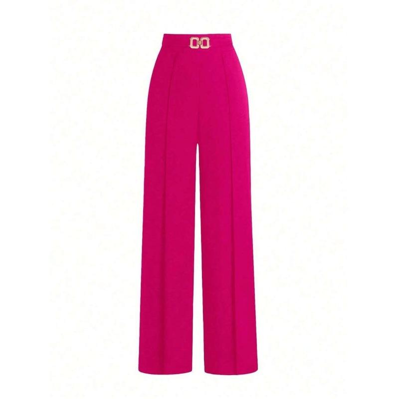 Women High Waist Loose Wide Leg Casual Commute Business Dress Pants
