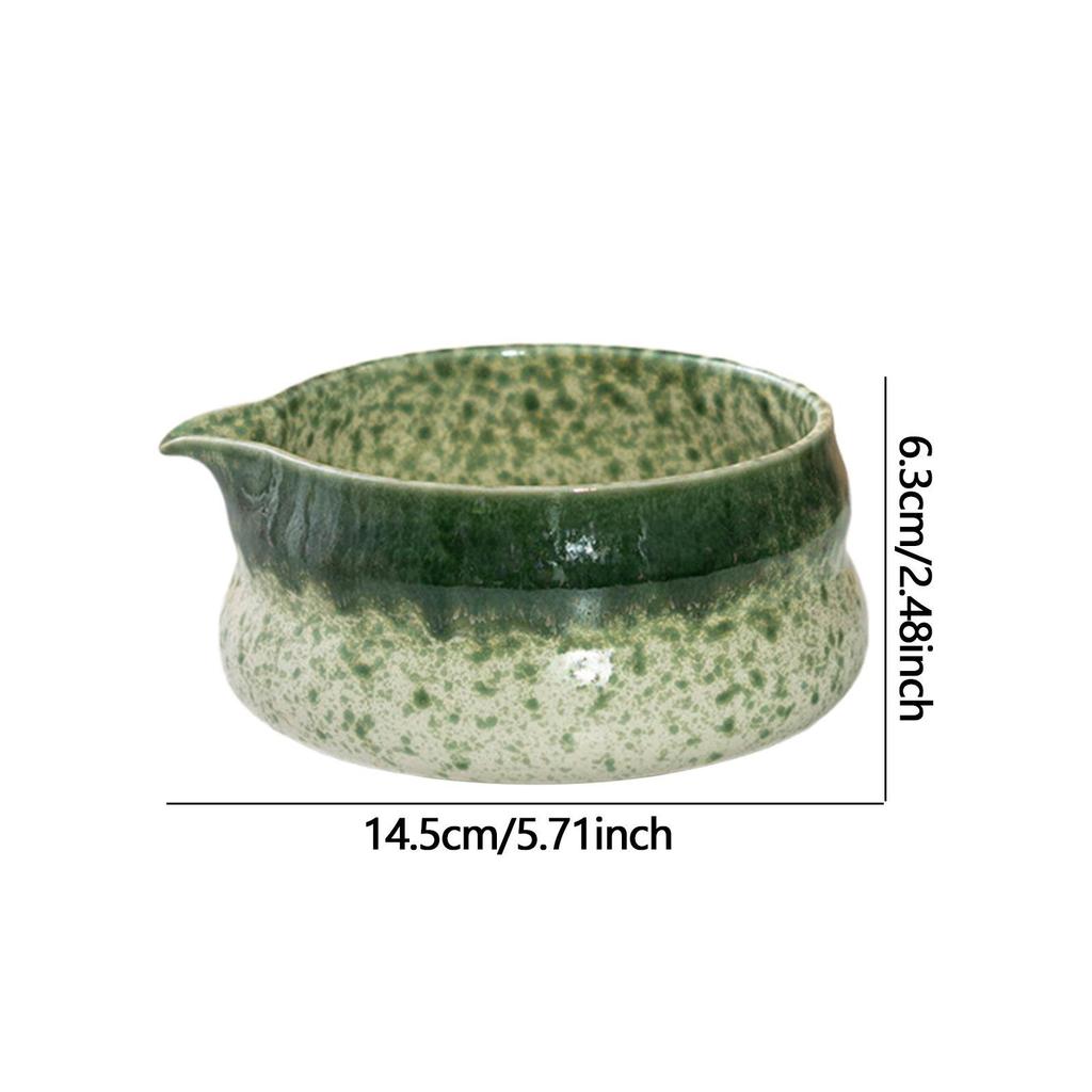 Ceramic Matcha Tea Bowl for Mixing Elegant Portable Gift Tableware for Matcha Latte Kitchen Tea House Dining Room Restaurant