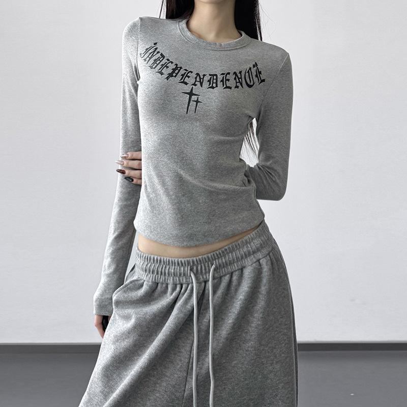 2025 Pure Desire Women s Slimming Long-Sleeve High Neck Winter Top Small серый