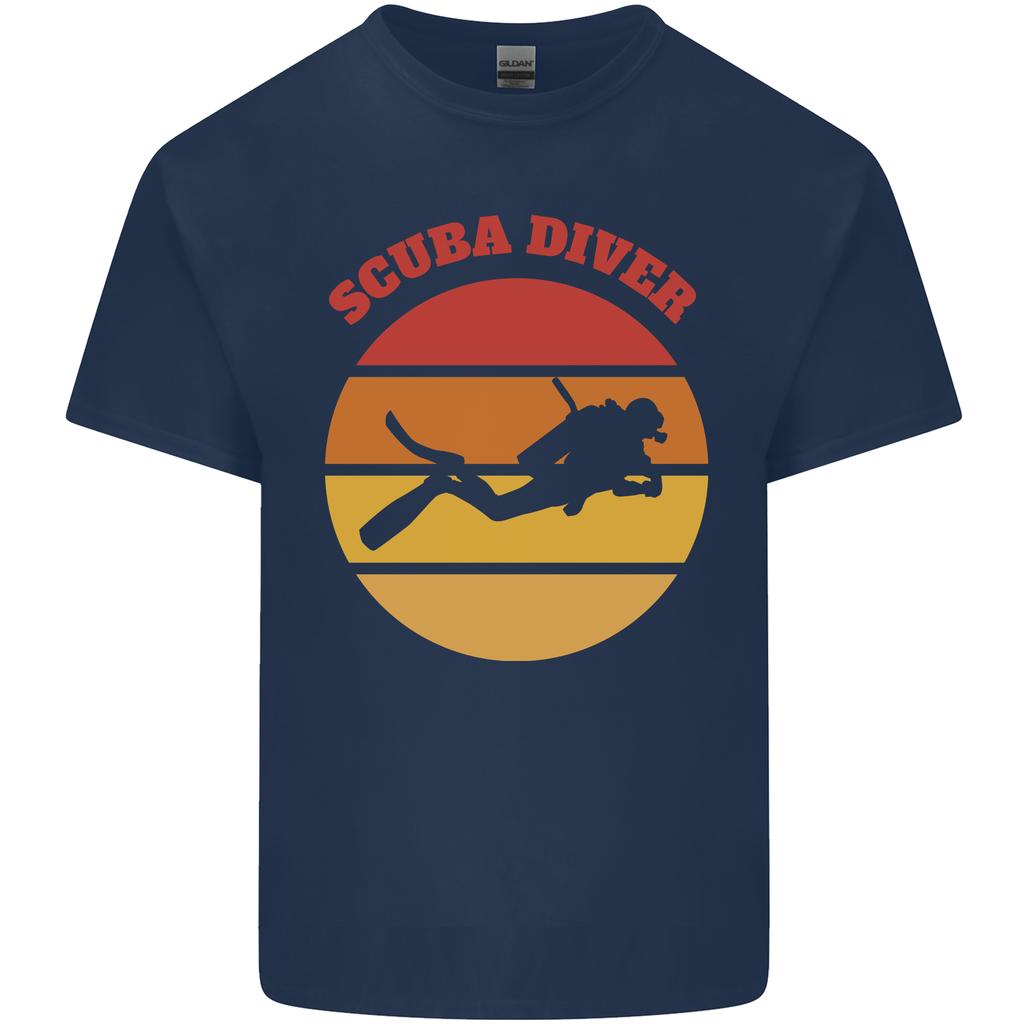 Scuba Diver Silhouette Unisexs Light Cotton TShirt