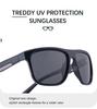 2026 Men's Retro Square Frame Polarized Sunglasses for Outdoor Driving