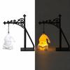 Warm LED Bookshelf Lighting Ghost Vintage Miniature Street Lamp New Book Nook Light  Home Library