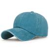 Washable and Aged Glossy Cap for Men, Multi-color Soft-top Coated Fabric Sunshade Baseball Cap