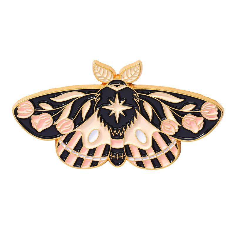 Exquisite Butterfly Brooch With Elegant Rose Flower And Insect Design For Fashionable Accessories