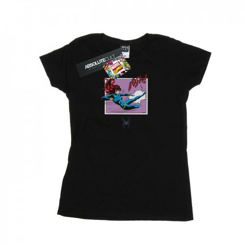 

Marvel Comics Womens/Ladies Black Widow Kick Frame Cotton T-Shirt XXL білий