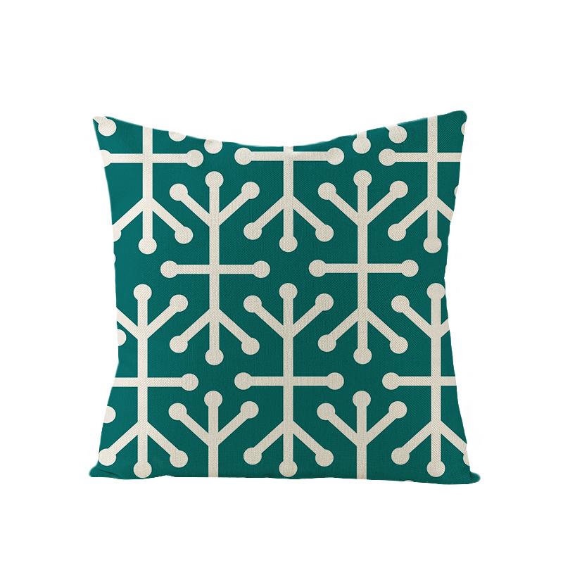 Nordische Geometrische Abstrakte Serie Polyester Bedruckter Kissenbezug Sofakissenbezug Heimtextilien