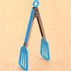 1Pc Stainless Steel Food Tong Dessert Pastry Tweezer BBQ Clip Salad Nylon Shank Cooking Clamp Kitchen Baking Tool