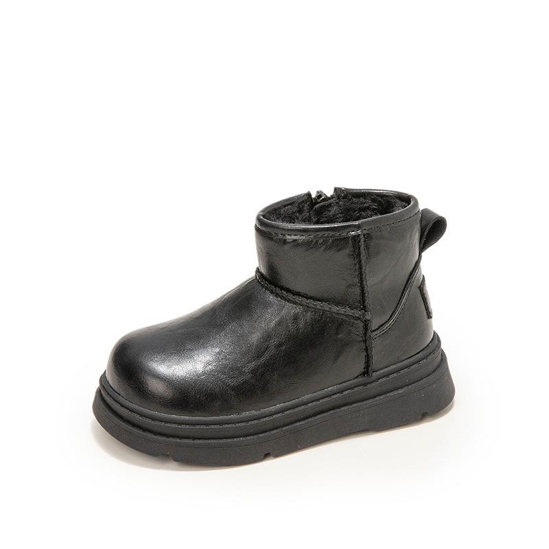 Girls Snow Boots Winter 2025 New Children's Cotton Shoes Piled Thickened Outer Wear Women's Treasure Northeast Snow Cotton Waterproof