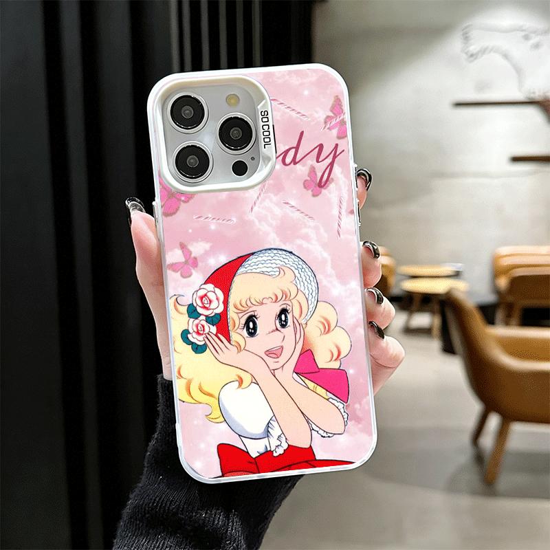 Anime Candy Candy Soft Phone Case for iPhone 15 16 17 Pro Max 17Air 16E 14 Plus 13 12 Mini Shockproof Cover Back Shell