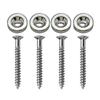 4Pcs Electric Guitar Neck Mounting Ferrules/bushings And Screws Guitar Accesories