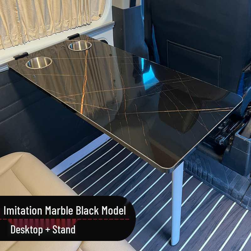 Folding Dining Table & Cup Holder for Ford Transit & Maxus V80 RV Modifications