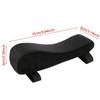1/2 Pcs Office Chair Armrest Pads Memory Foam Pressure Relief Elbow Cushion Ergonomic Armrest Pad Universal Curved Armrest Cover