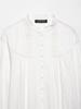 Spring 2026 Lace Trim Ruffle Shirt - European & American Style