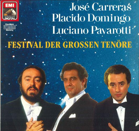 

LP Record JOSE CARRERAS PLACIDO DOMINGO LUC Festival Der Grossen Tenore 2529391 HIS MASTERS V Germany Classical Used