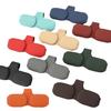 Multifunction Leather Sunglasses Card Holder Car Sun Visor Glasses Mount Hanger