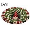 Tapis de zone de vacances Noël Tapis 3D, Tapis rond décoratif à illusion Tapis optique Tapis de sol, Festif pour la décoration intérieure de la maison Salon Doux Confortable