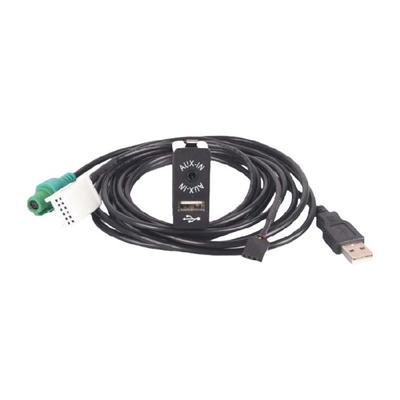 AUX In USB Switch with USB Wire and AUX Cable for E60 E61 E63 E64 E87 E90 Auto Accessories Adapter for Car Stereo