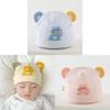 Baby Infant Cotton Sun Protection Hat With Soft Round Top For Newborns