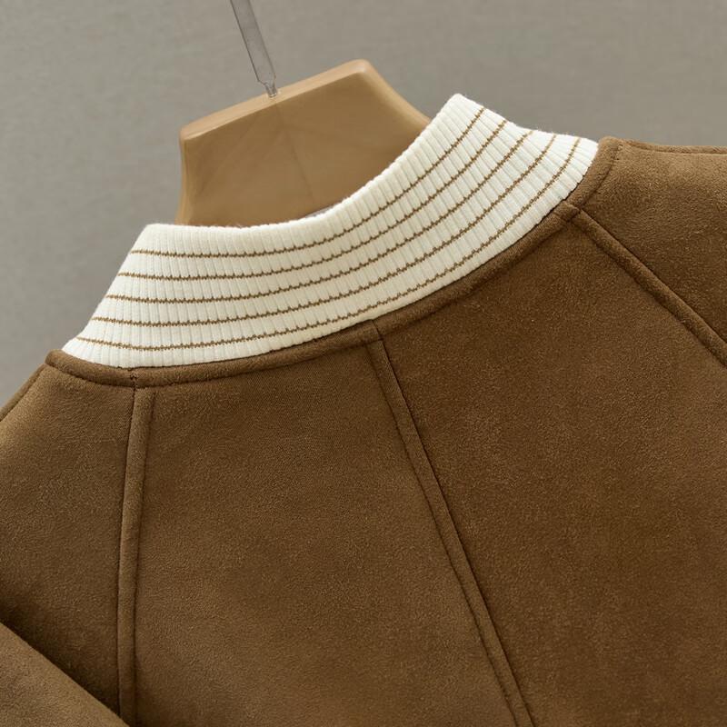 Sibaishe Melard Petite Color Block Bomber Jacket