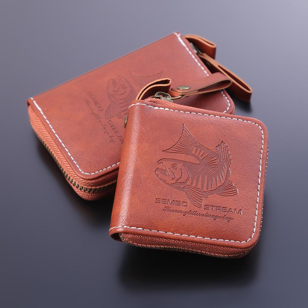 Fly Fishing Sequin Baits Lures Storage Bag Portable Fly Spinner Spoon Baits Case Artificial Crank Baits Spoon Lure Bag