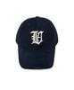 Linebinyu New La Bold Cotton Ball Cap - Deep Navy