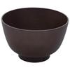 Yamanaka Lacquerware Nature Range Kyoto Style Zelkova Wood Grain Soup Bowl Dark Brown M16005-5