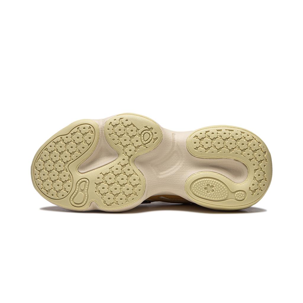 Li-Ning Honey V2 Classic Comfortable Casual Non-Slip Wear-Resistant Low-Top Dad Shoes Women sneaker Yellow Milky AGCU414-4
