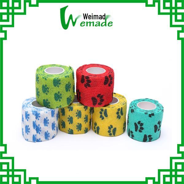 High-Quality Sports Printed Self-Adhesive Elastic Pet Bandage