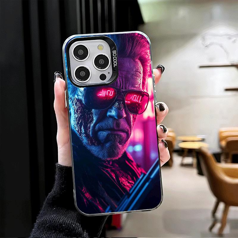 Terminator Arnold Schwarzenegger Shockproof Phone Case for iPhone 17 Air 16 16E 15 Pro Max 14 Plus 13 Mini 12 Back Cover Anti Fa