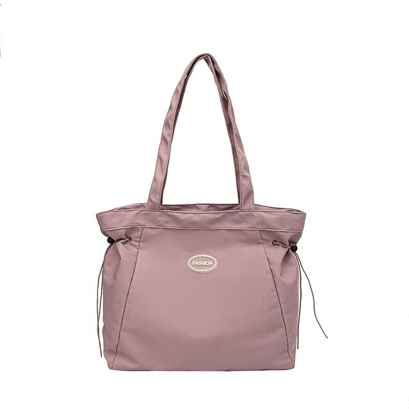 

Single Shoulder Bag Women s Fashionable All-match Simple Large-capacity Cross-body Travel Korean Nylon фіолетовий