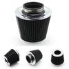 3" 76mm Universal Car Racing Cold Air Intake System Turbo Induction Pipe Tube Kit Cone High Flow Performace Air Filter Inlet