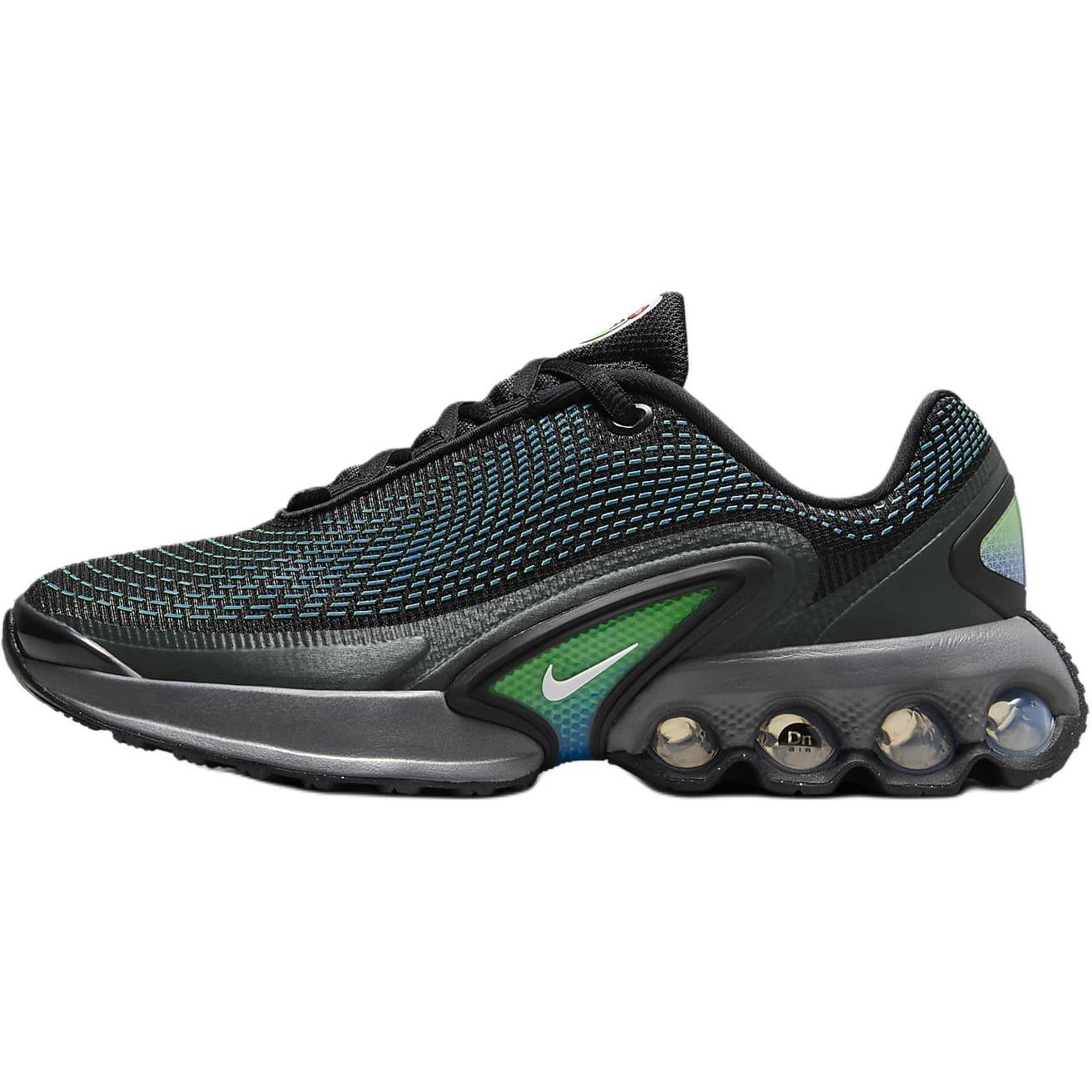 (GS) Nike Air Max Dn Black Hyper Cobalt Rage Green Kids FB8987-010 EU 35.5