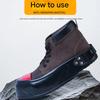 Steel Toe Caps for Shoes Safety Overshoes with Adjustable Strap For Foot Protective Covers In Construction And Warehouse
