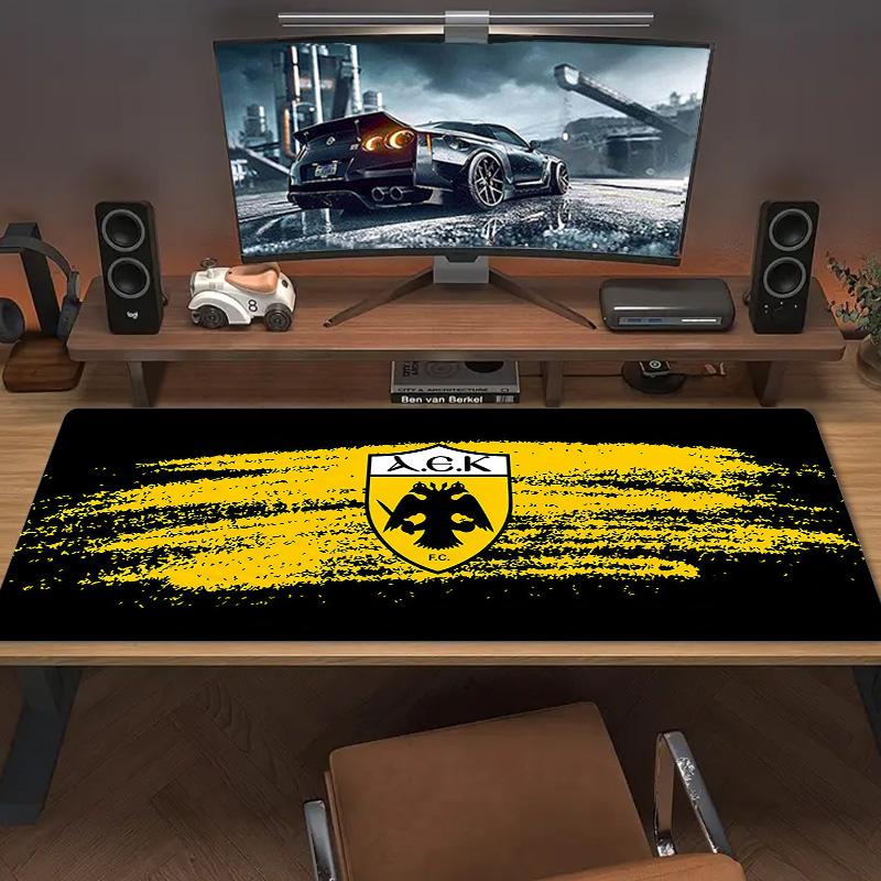 A.E.K. FC Lace Solid Color Mouse Pad Large Gaming Table Cushion Non-slip Laptop Tablet Big Mousepad XXL Mat Mini PC Playmat With Lock edge