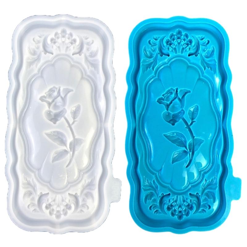 Silicone Mold Resin Craft Molds DIY Hand-Making Moulds Ornament Mould for Creating Beautiful Rose Flower Resin Crafts